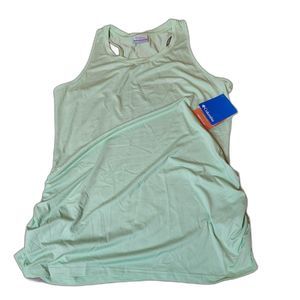 Columbia womens Leslie Falls Tank green large
